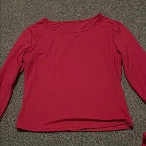 Pink unused flattering long sleeve